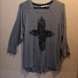 Cato cross long sleeve shirt